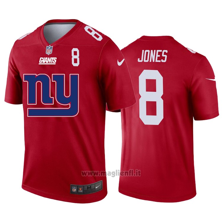 Maglia NFL Limited New York Giants Jones Big Logo Number Rosso